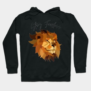 Stay Fearless Lion Hoodie